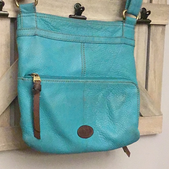 Fossil Leather Crossbody purse - Picture 2 of 8